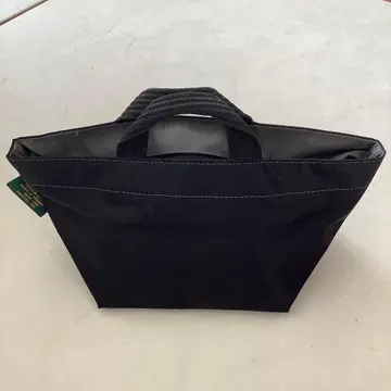 에르베샤 펠리에 블랙 나일론 보트형 토트백