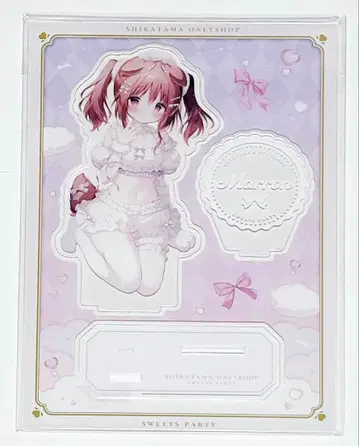 시라타마 온리샵 sweetsparty A5 아크릴 피규어 마롱