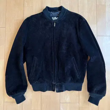 80s Schott 봄버 자켓 스웨이드 가죽