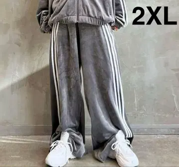 아디다스 오리지널 여성용 벨벳 루즈 트랙 팬츠 2XL