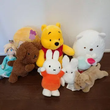 봉제 인형 모음 미피 푸우 라푼젤 스미코구라시 토토로