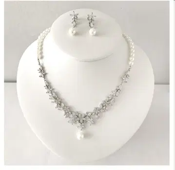 ANNAN WEDDING 목걸이와 귀찌 세트