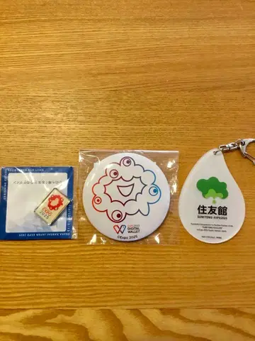 스미토모칸 키링 미야쿠미야쿠파크 캔뱃지 핀 배지(마그넷)