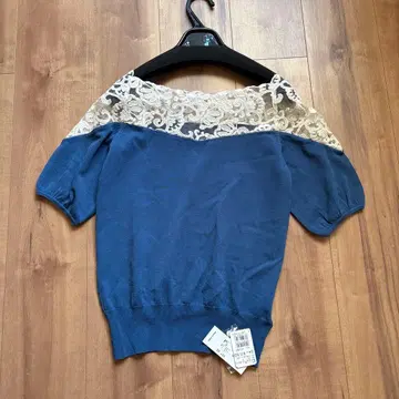 새상품 그랜터블 정가 1만 800엔 스콧 클럽 상의 니트 레이스