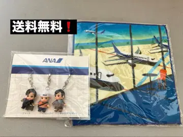[새상품] ANA 코스튬 큐피 3개 세트와 미니 타월 귀여운