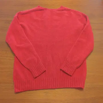 ARMEN 레드 니트 긴팔 스웨터