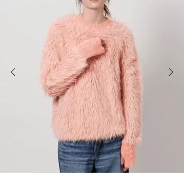 미사용 새상품 스트럿 샤기 니트