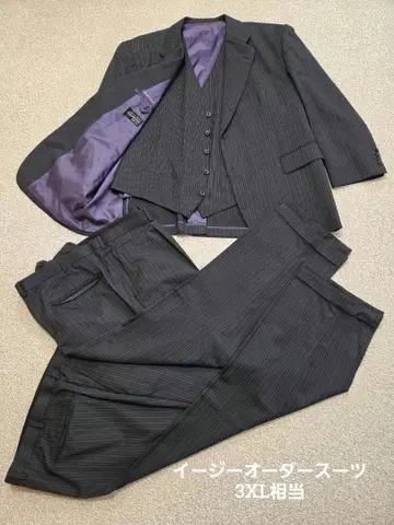 3XL 상당 DANKAN 3피스 2팬츠 비즈니스 정장(다크 그레이)