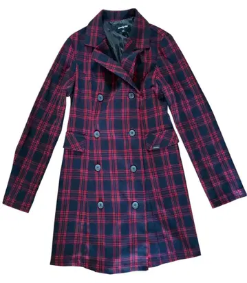 타탄 체크 코트 NANA 계열 punk 펑크 록 헤이세이 스타일