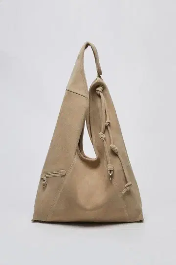 아카이브 에프크 Knotted layer bag (Suede cream)