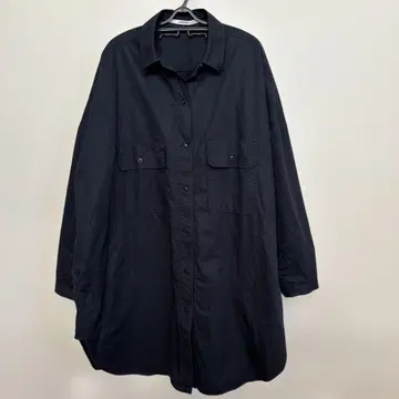 오버 사이즈 버튼 셔츠 원피스