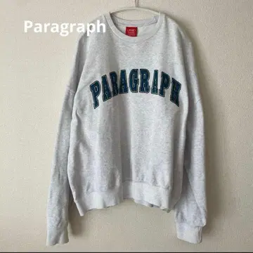 Paragraph 패러그래프 맨투맨 트레이닝복