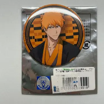 BLEACH 캔뱃지 쿠로사키 이치고 45주년ver.