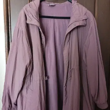 Puma 후드 부착 연보라 자켓