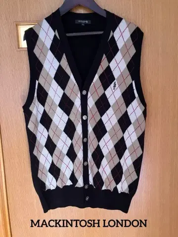 매킨토시 런던 아가일 프론트 오픈 베스트 베스트 L