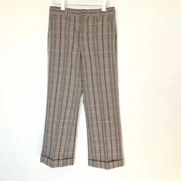 IENA 이에나 체크 팬츠 34 브라운 계열