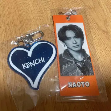 EXILE 가챠 NAOTO 메지루시 택 KENCHI 라메 네임 키링