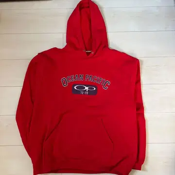 90S OCEAN PACIFIC 레드 후드티 M 사이즈