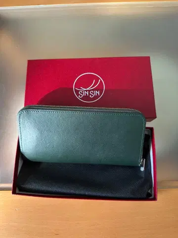 신진공방 극소 장지갑 바타르 그린