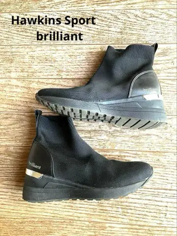 호킨스 스포츠 브릴리언트 숏 니트 부츠 여성용 23cm 통굽