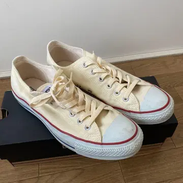Converse All Star 크림색 스니커즈