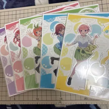 5등분의 신부 세븐 인터넷 한정 3D 아크릴 스탠드 5개 세트