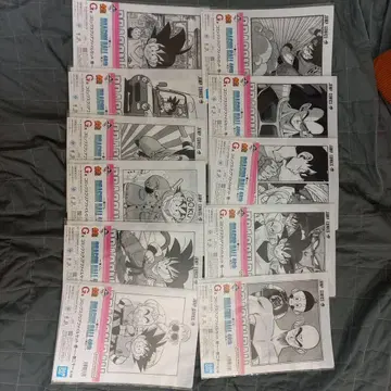 드래곤볼 40주년 기념 코믹스 클리어 파일 세트