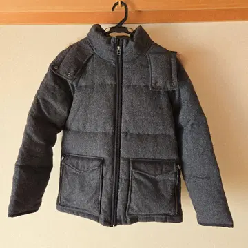 JOURNAL STANDARD 퍼 포함 다운 자켓 그레이