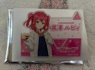 러브 라이브 선샤인 프리미엄샵 간판 소녀 네임 배지 쿠로사와 루비