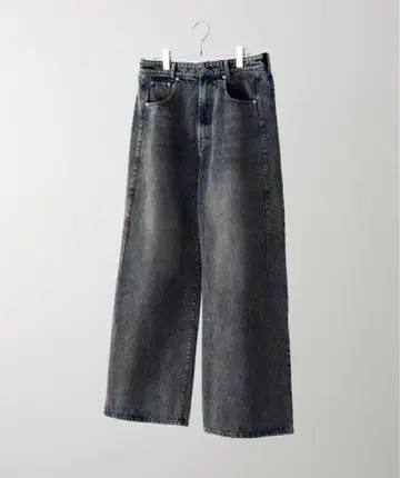 CLEL 리프 스트레이트 데님 팬츠 블루 L