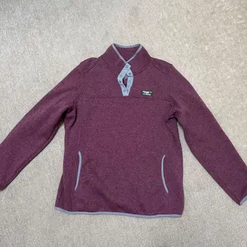 L.L.Bean 버건디 플리스 자켓 L REG