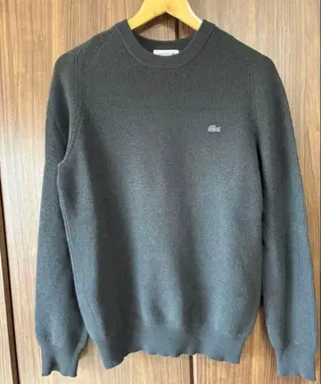 LACOSTE 울 니트 스웨터 US S 블랙
