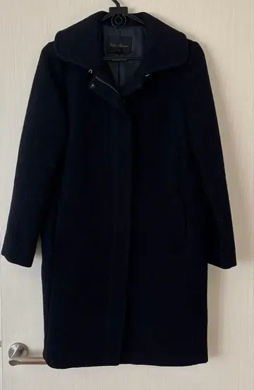 Urban Research 네이비 롱 코트 36