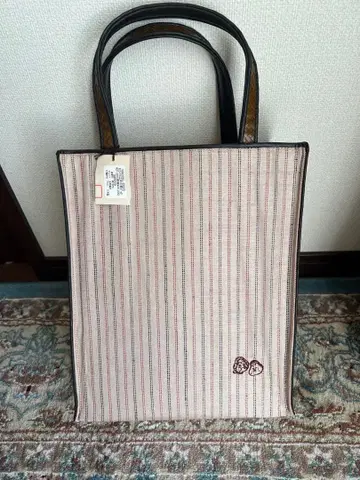 일본 의류용 스트라이프 백 (자수 포함)