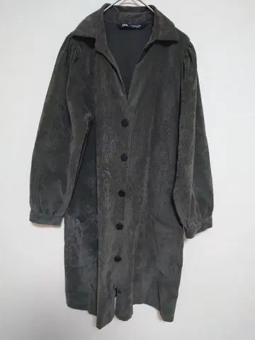 ZARA 다크 그린 코듀로이 자켓