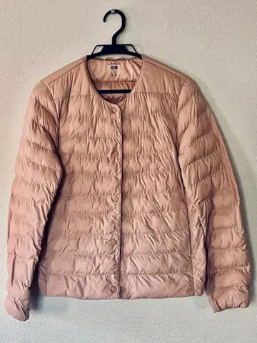 유니클로 퍼프테크 컴팩트 자켓 M 핑크 ('24)