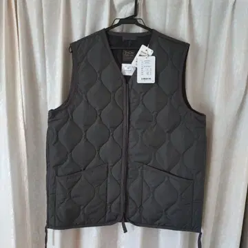 [ 새상품 ] TAION 타이온 밀리터리 다운 베스트 차콜 그레이 L