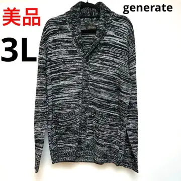 [ 새상품급 ] 남성용 GENERATE 3L 가디건 블랙/화이트