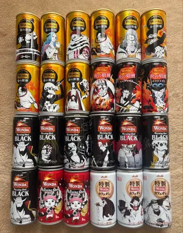 빈 캔 ] WONDA 커피 [ 원피스 ] 24캔 세트 -