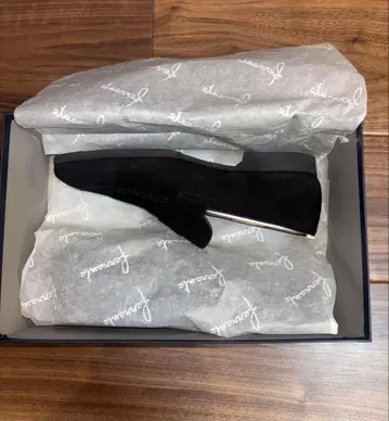 Ferrante 페란테 엘레간테 로퍼 스웨이드 블랙 6하프