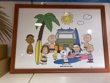 SNOOPY 스누피 비치 파티 포스터