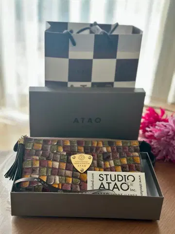 ATAO 지갑 미니백 부부 비트로