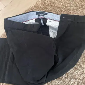 블랙 슬랙스 코튼 혼방