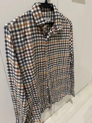 [ 가격 인하 ] 투모로우랜드 플란넬 셔츠 긴팔