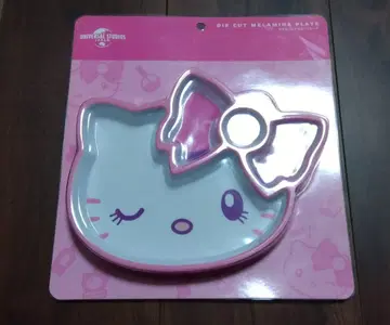미사용 새상품 유니버설 스튜디오 재팬 헬로키티 멜라민 플레이트