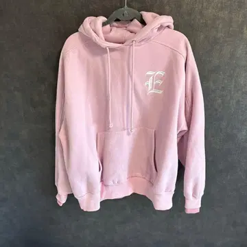 핑크 후드 부착 후드티 ENVYM