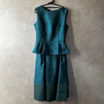 새상품 Petirobe 야마다야 자카드 페플럼 셋업 9호