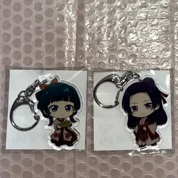 약사의 혼잣말 카페 아크릴 키링 마오마오&임시