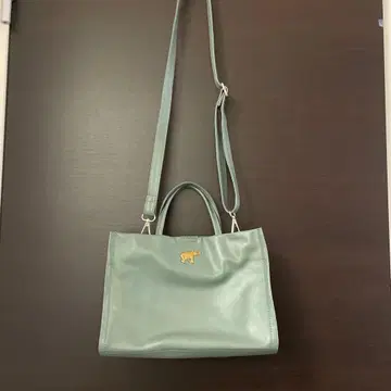 이아파피요네 2way 그린 합성 피혁 숄더백