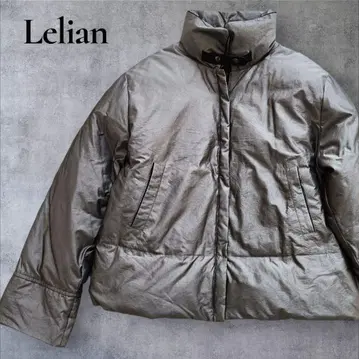 Lelian 다운 자켓 13 큰 사이즈 모크넥 스탠드 카라